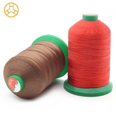 China Women's Shoes Sewing Thread Striped UV Resistance 210D/16 Non Wax Polyester Material for sale