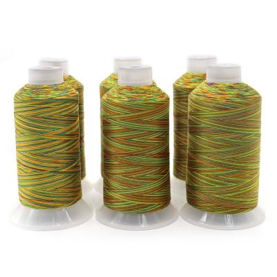 China Eco-Friendly Kangfa Tex70 Sewing Thread 100% Polyester Rainbow Yarn Count 120D-1680D for sale