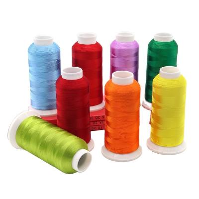 China High Tenacity Sewing Thread for High Speed Embroidery Machine 4000Y Multicolor Yarn for sale