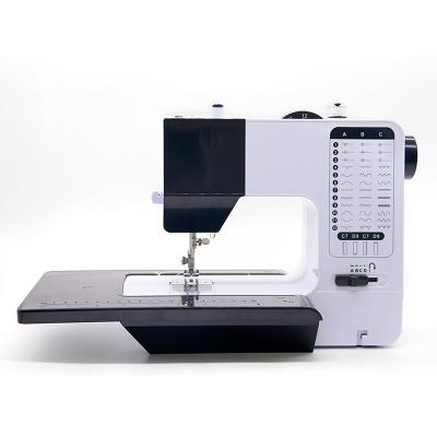 China Manual Feed Mechanism Face Line Tightening Knob Sewing Machine for Cloths UFR-737 for sale