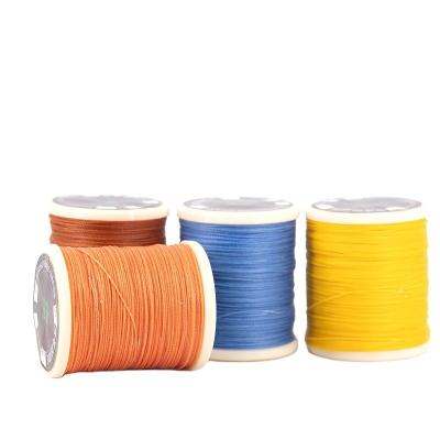 China Costura à mão 30g Fios de cera redondos de um rolo para artesanato de couro DIY Poliéster de 0,55 mm à venda