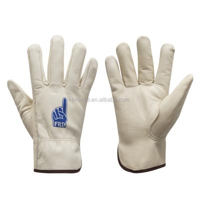 China Flexible Sheepskin Driver Glove For Chile Market / Leather Working Glove for sale