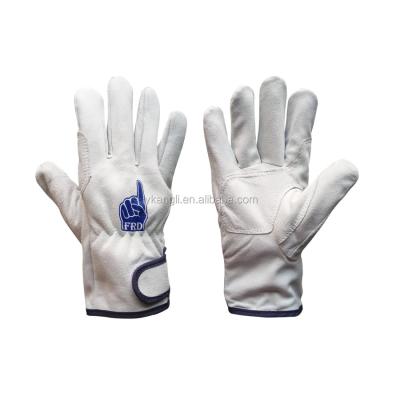 China Flexible Sheepskin Glove For Driver / Leather Working Glove for sale