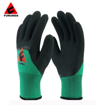 China Anti-Cut/Dustproof/Anti-Static Knitted Nylon With Grip Gloves Handjob Latex Gloves 13 Gauge Coated Polyester/Nylon With Color Latex Foam Work Coated GL for sale