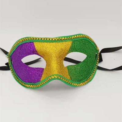 China 2023 Quick and Easy Set Masquerade Party Mask Halloween Venetian Mask Costume Men SP-24 Mardi Gras Masks Party Costume Prop for sale