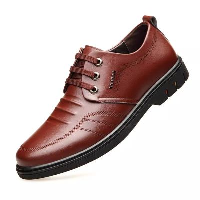 China Deodorization Latest Design Leather Office Shoes Men's Round-toe Leather Shoes Breathable Business Oxford Shoes for sale