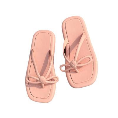 China Anti-Odor Factory Wholesale Summer Beach Fashion Flip Flops PVC Female Shoes Women's Sandals for sale