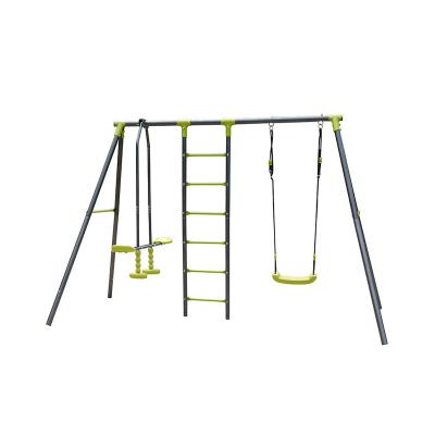 China Leisure Outdoor Patio Furniture Hanging Kids Swing Seats With Metal Ladder Seesaw for sale