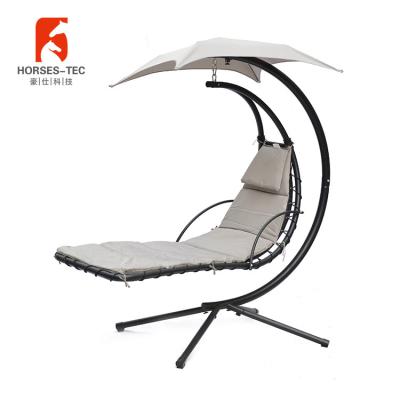 China Portable Outdoor Furniture Garden Camping Hammock With Heavy Duty Steel Frame Stand for sale