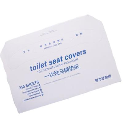 China 5000 Pce / Box Best Price Fully Automatic Disposable Slip Mat Squat Cover Toilet Mat Unset White for sale