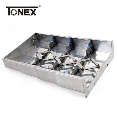 China High temperature flexible telescopic cover machine accordion protection cover steel plate sale top resistance steel shield for sale