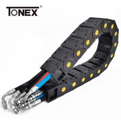 China Wear Resistance Plastic Cable / Higt Speed ​​CNC Cable Chain Machine Tool Cable Engineering Plastic Drag Chain for sale