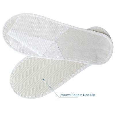 China Hotel Slippers Made In China Customized Wholesale Hotel Shoes Logo Hotel Slippers for sale