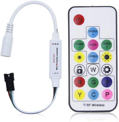 China Light Strip Mini Light Control Strip DC5-24V SK6812 Wifi 17keys Control Chasing RGB Controller for sale