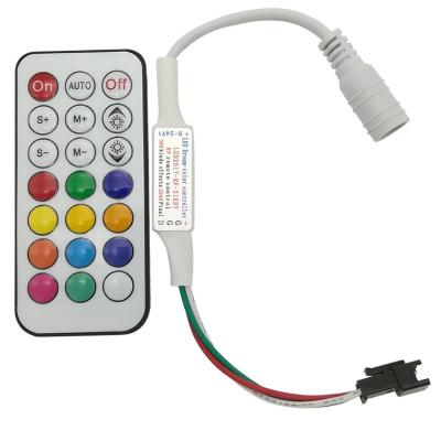 China Accessible RGB Led Strip Lighting Accessible RGB Led Strip Lighting 5V 12V 24V RGB Wifi LED Controller Android /IOS 21Keys for Accessible LED Strip Light via Smartphone for sale