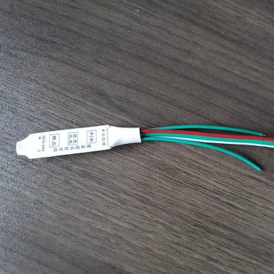 China Led Mini Led Controller DC12-24V Flush Light 3 Button Light For Running Water White Led Light Strip for sale