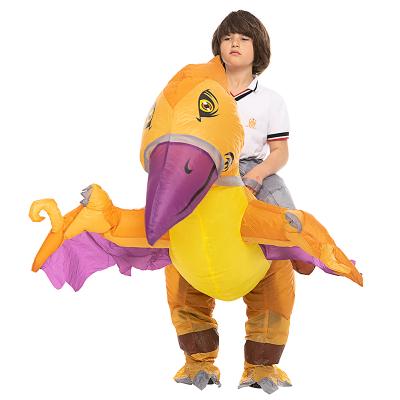 China Party Halloween Carnival Costume HUAYU New Arrival Halloween Party Costume Inflatable Kids Ride On Pterosaurs Costume for sale