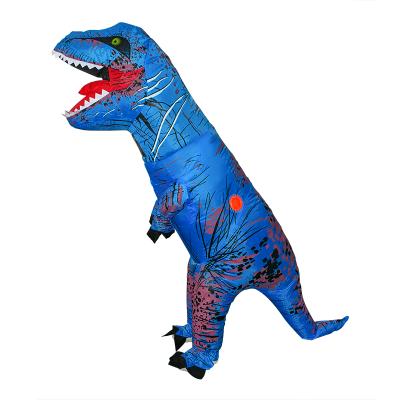 China Party Halloween Carnival Costumes HUAYU Kids T-Rex Costume Inflatable Dinosaur Costume For Halloween Inflatable Mascot Costume for sale