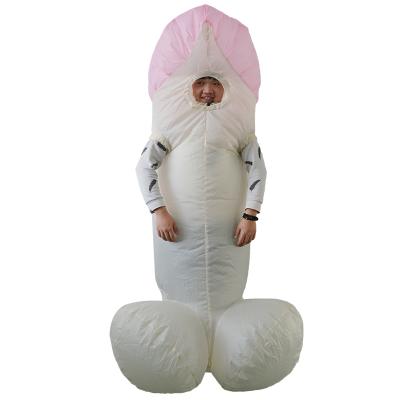 China Party Halloween Carnival Costumes HUAYU Funny Men's Inflatable Costume Bachelor Party Inflatable Cosplay Costume Blow Up Adult Size for sale