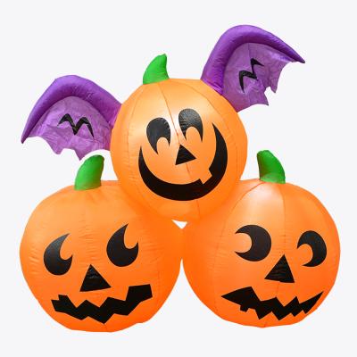 China New Arrival HUAYU Outdoor Inflatable Pumpkins 180cm Animated Pumpkin For Halloween Decoration for sale