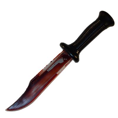 China Beauty Decorations New Arrival Halloween Party Plastic Bloody Prop Knife For Party Decoration for sale