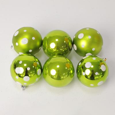 China 2021 PS Hot Sale Green Shining Sphere Supplies Christmas Decorations 50*50*55cm for sale