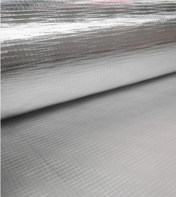 China Aluminum Foil Mesh Pe Scrim Pipe Insulation Aluminum Foil Fiberglass Moisture Proof Woven Fabric for sale