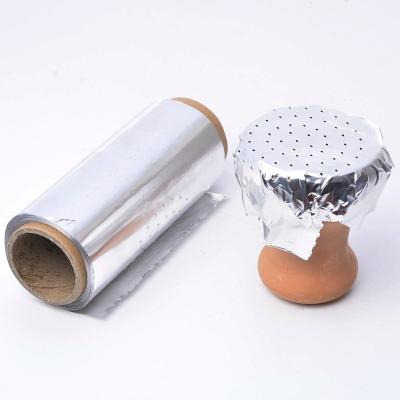 China Kitchen Use Perforated Aluminum Foil Hookah Tin Foil Breathable Aluminum Foil Exclusive Roll For Hookah With Factory Price for sale