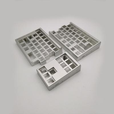 China Aluminum Machining CNC Processing Custom Prototype OEM 60 Mechanical Keypad Parts 61 Keys CNC Keyboard Teclado Molduras Keycaps for sale