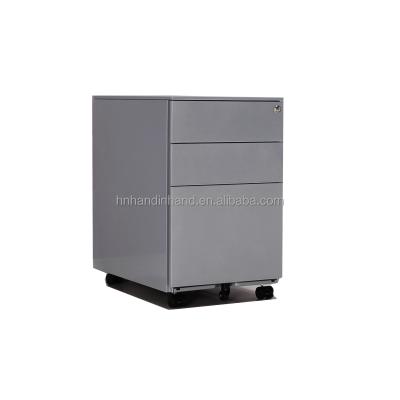 China Communal Movable Office 3 Drawer Colored Pictures Steel Facilities Filing Cabinet for sale