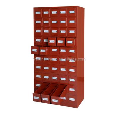 China Office Pharmacy 50 Drawers Stainless Cabinet / Medicine Cabinet for sale