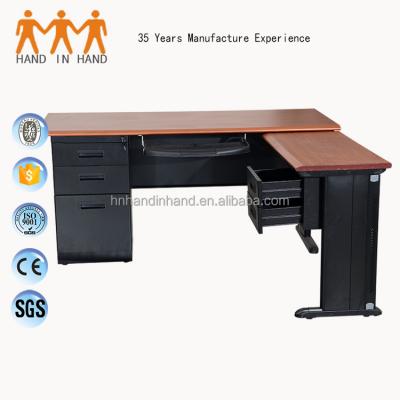 China Offices self compile the latest office desk l-type table desk counter table design for sale