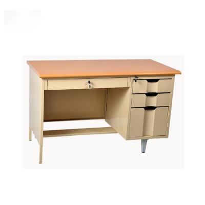 China Strong Wearability HANDINHAND Made OD-D1A Single Pedestal Office China Steel Desks For Sale for sale