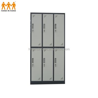 China Office School Fashion Appearance Size 6 Half Door Used Metal Lockers Sale for sale