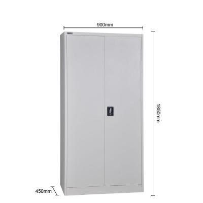 China 0.5-0.8mm SPCC Cold Rolled Steel Wardrobe For Workers Clothing Hot Selling Steel Locker / France 2 Doors for sale