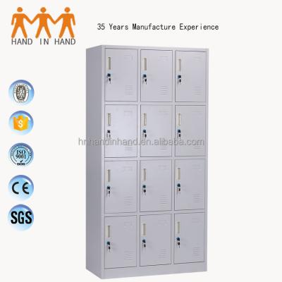 China Good quality modern kichen cupboard 12 door metal locker steel cabinet for sale