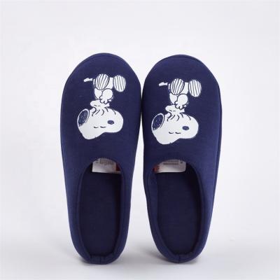 China Hot Selling Home Hotel Spa Cartoon Displacement Handwork Printed Disposable Hotel Hot Spring Spa Slippers for sale