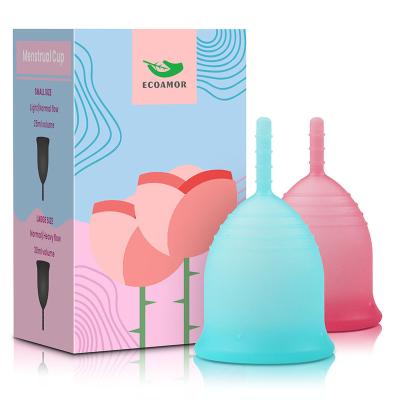 China Eco Friendly Hygiene Product Manufacturer Reusable Silicone Copa Safety Mentrual Feminine Cup S/L for sale