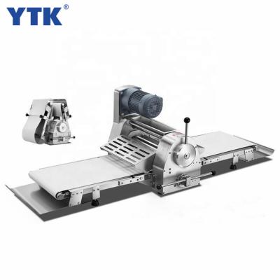 China Full Automatic Cheap Price Table Top Dough Sheeter Machine Pizza Croissant Dough Sheeter Dough Sheeter Reversible Thickness 1-25mm for sale