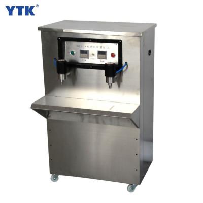 China Double Head Glue Food Liquid Mineral Water Filling Machine Super Electric Self-priming Filling Equipment for sale