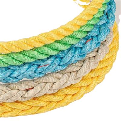 China Outdoor Camping Multifilament PP Rope Products Polyester Braided Braided Rope High Tenacity Quality for sale