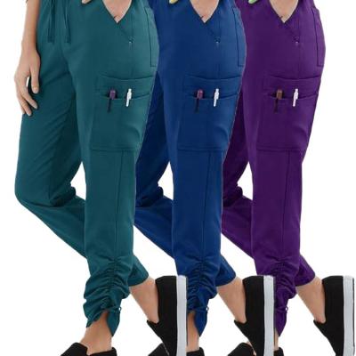 China Wholesale Comfortable Nurses Uniforms Scrubs Joggers For Women Stretch Pants Scrubs Stretch Bottoms Scrubs Men Pants for sale