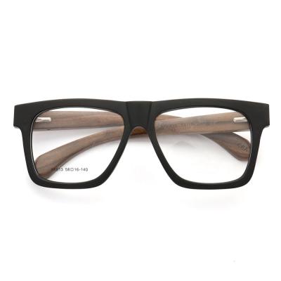 China For SUNNY Classical Wood Reading Glasses Myopia Optical Glasses Frame Anti-Blue Light Glasses for sale