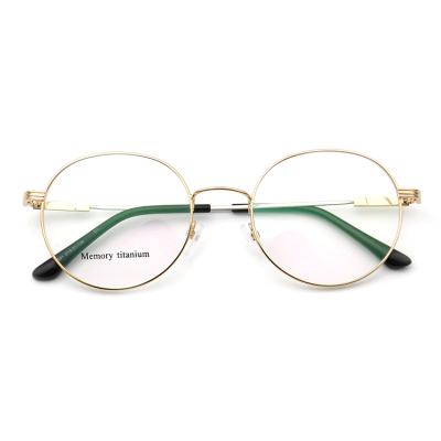 China Wholesale SUNNY 541 Gold Round Metal Reading Glasses Unisex Eyeglasses Frame for sale