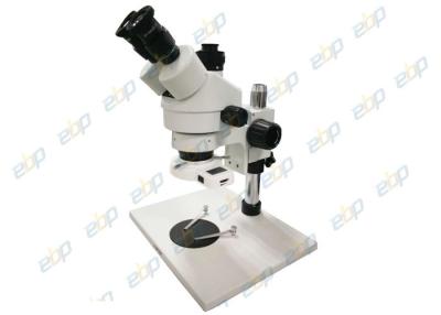 China High Durability Portable Metallurgical Microscope , 7X - 45X Stereo Zoom Microscope for sale