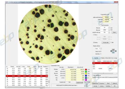 Chine Logiciel fiable de microscope métallurgique, logiciel d'analyse d'image pour la métallurgie à vendre