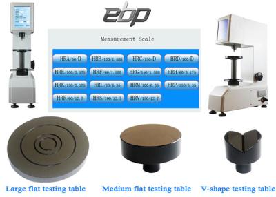 China Bench Top Rockwell Hardness Testing Instrument Digital Rockwell Hardness Testers with Rockwell Indenter for sale