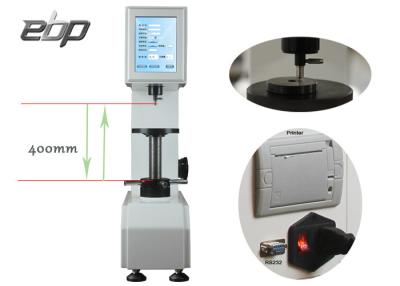 China função de processo de dados forte de máquina de testes da dureza de 400mm Digitas Rockwell à venda