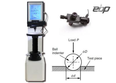 China Max Force 62.5Kgf Brinell Hardness Test Equipment Closed Loop With High Accuracy Load Cell for sale