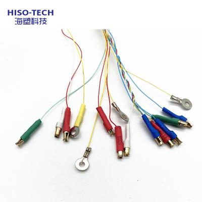 China Hiso UL10064 34awg Electronic Audiophile Silver Plated Cable For Turntable Cartridges With Stereo Gold Plated Connector for sale